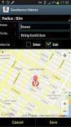 Geofence Memo screenshot 2