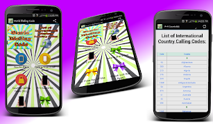 5 Schermata World Dialing Code