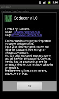 Codecor syot layar 1