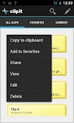 ClipIT - Clipboard Manager स्क्रीनशॉट 5