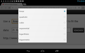 Regression Calculator screenshot 2