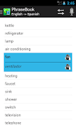 Multilingual Phrasebook ảnh chụp màn hình 2