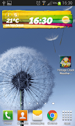 Vintage Clock Weather Widget screenshot 2