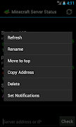 Server Status (for Minecraft) скриншот 1