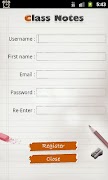 برنامه‌نما Class Notes عکس از صفحه