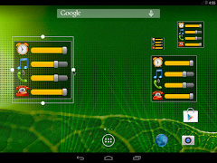 6 Schermata Widget di controllo del volume