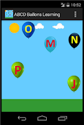 ABC Balloon Learning Game Song स्क्रीनशॉट 1
