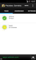 Pacotes: Correios screenshot 1