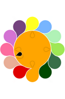 برنامه‌نما HourColor-Rosace عکس از صفحه