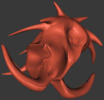3D Alien's head screenshot 1