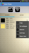 Color Code Picker captura de pantalla 3