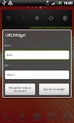URL Widget capture d'écran 1