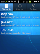 SMS Blocker 포스터