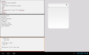 LiveWebEditor - CSS3/HTML5 IDE captura de pantalla 3