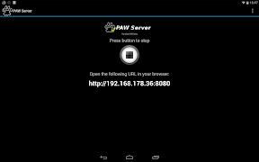 PAW Server for Android captura de pantalla 3