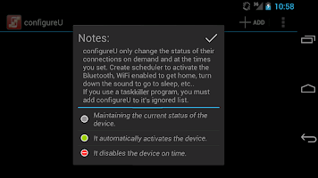 configureU Silence Scheduler screenshot 7