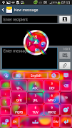 GO Keyboard Color Bubble Theme screenshot 3
