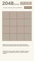 2048 Gravity Plakat