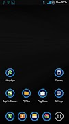 ICON PACK - Blue Fire Ring ポスター