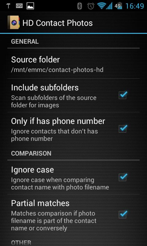 Descargar APK de Fotos de contactos HD