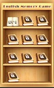 English Memory Game poster