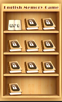 English Memory Game poster