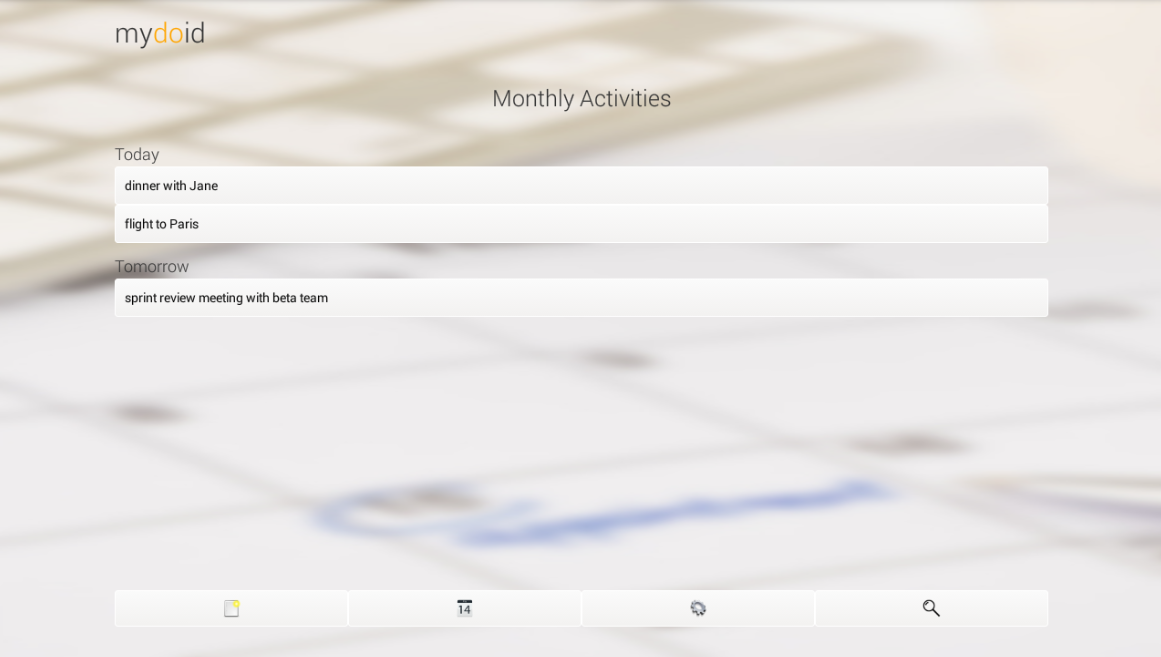 Descargar APK de Mydoid Calendario Simple lista