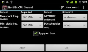 No-frills CPU Control تصوير الشاشة 2