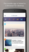 U Browser screenshot 1