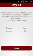 30 Day Push Up Challenge imagem de tela 3