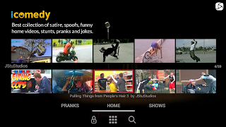 iComedy for Google TV Screenshot 1