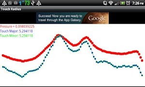 Touch Radius Test syot layar 1