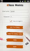 Class Notes تصوير الشاشة 1