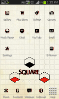 Square icon Theme 스크린샷 1