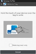 برنامه‌نما Samsung Tectiles عکس از صفحه