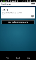 First Names screenshot 3
