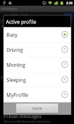 برنامه‌نما AutoReply عکس از صفحه