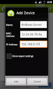 برنامه‌نما Wake on Lan - with Widget عکس از صفحه