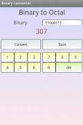 برنامه‌نما Binary Converter عکس از صفحه