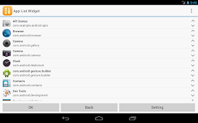 App List Widget imagem de tela 6