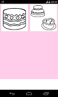 cake coloring pages ภาพหน้าจอ 2