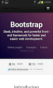 Bootstrap 2.3 docs and example poster