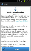 Lock my workstation capture d'écran 3