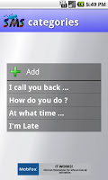 SMS for lazy people capture d'écran 1