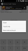 Morse Code Trainer captura de pantalla 5