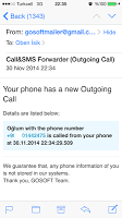 Missed Call & SMS Mailer screenshot 3