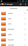 برنامه‌نما File Manager Floating عکس از صفحه