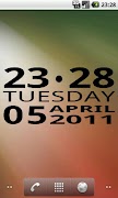 Bigger Clock Widget 截图 2