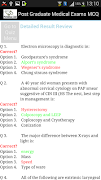 Post Graduate Medical Exam MCQ captura de pantalla 3