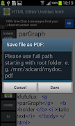 HTML Editor imagem de tela 3
